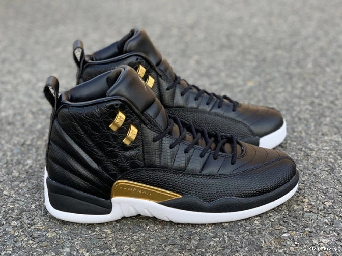 Kicked Out Shoe Store Gold-White Metallic Air AO6068-007 'Reptile' Black Retro 12 Jordan 0723